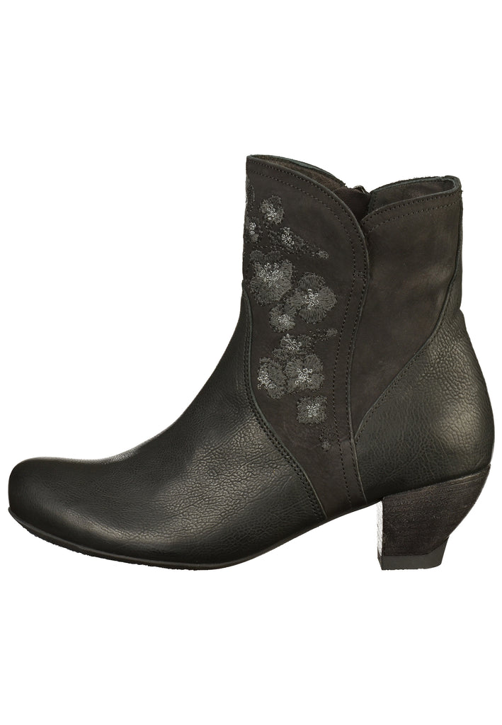 Think! Stiefelette Leder Schwarz - surf4shoes