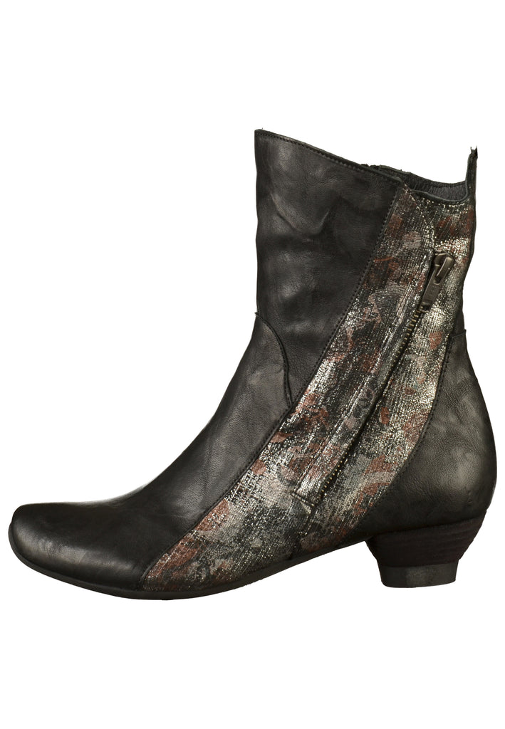 Think! Stiefelette Leder Schwarz - surf4shoes