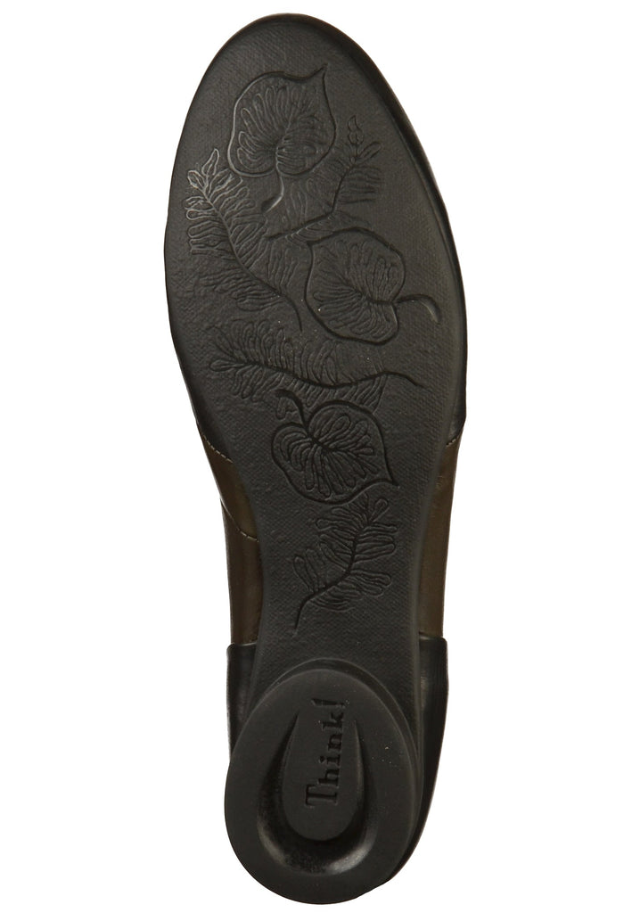 Think! Halbschuhe Leder Schwarz - surf4shoes