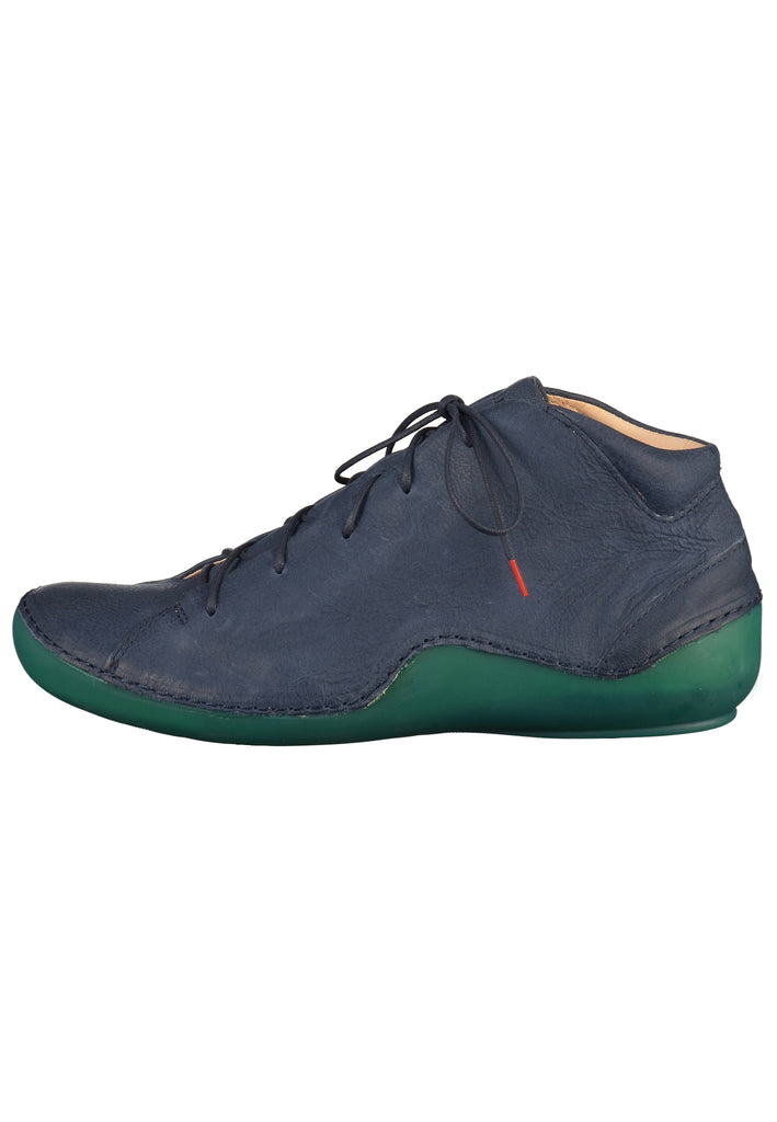 Think! Halbschuhe Nubukleder Navy - surf4shoes
