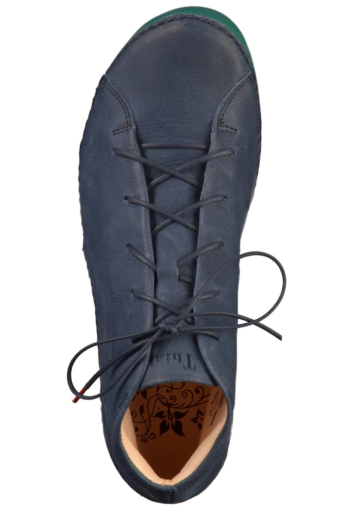 Think! Halbschuhe Nubukleder Navy - surf4shoes