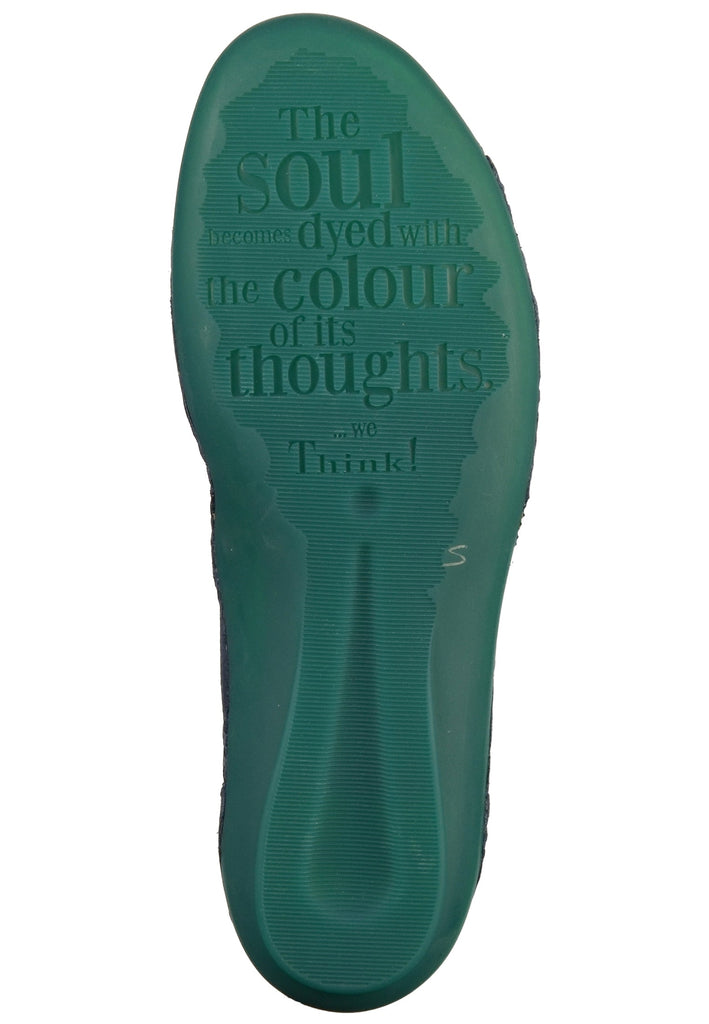 Think! Halbschuhe Nubukleder Navy - surf4shoes