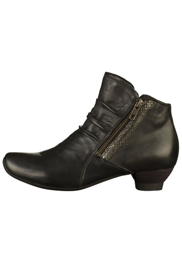Think! Stiefelette Leder Schwarz - surf4shoes