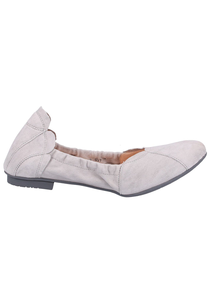 Think! Ballerinas Leder Hellgrau - surf4shoes