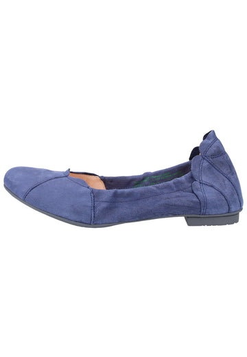 Think! Ballerinas Leder Blau - surf4shoes