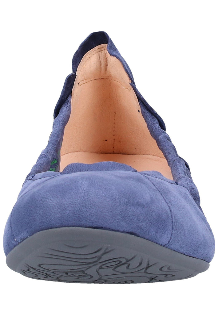 Think! Ballerinas Leder Blau - surf4shoes