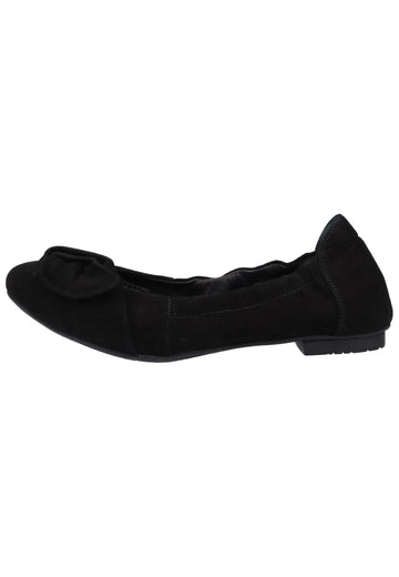 Think! Ballerinas Nubukleder Schwarz - surf4shoes