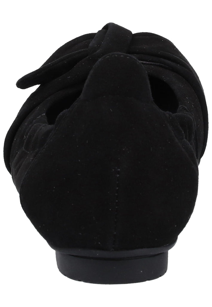 Think! Ballerinas Nubukleder Schwarz - surf4shoes