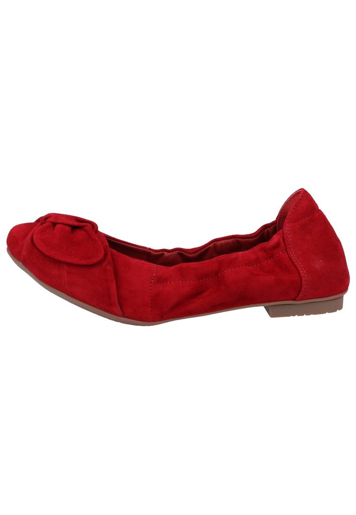 Think! Ballerinas Nubukleder Rot - surf4shoes