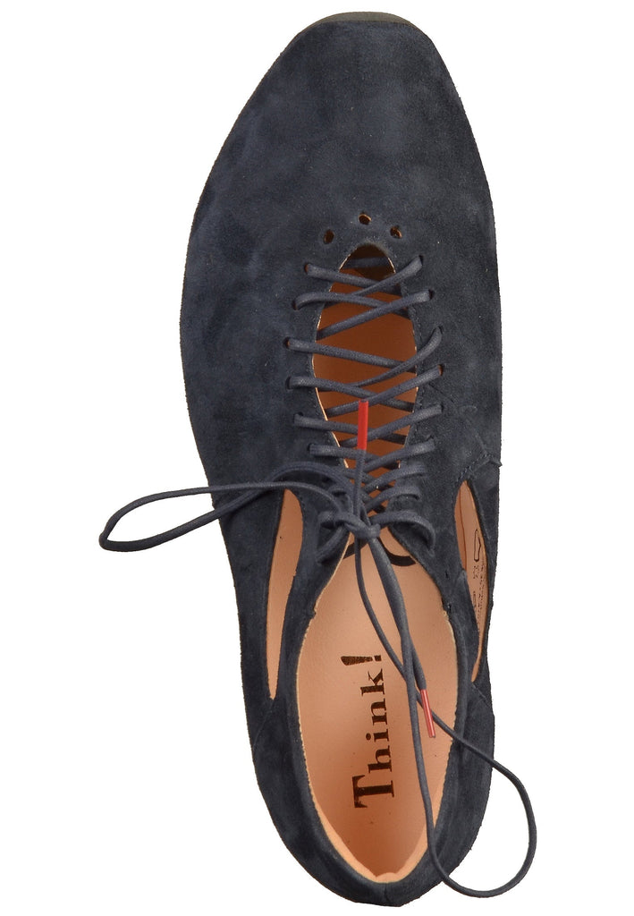 Think! Halbschuhe Veloursleder Dunkelblau - surf4shoes