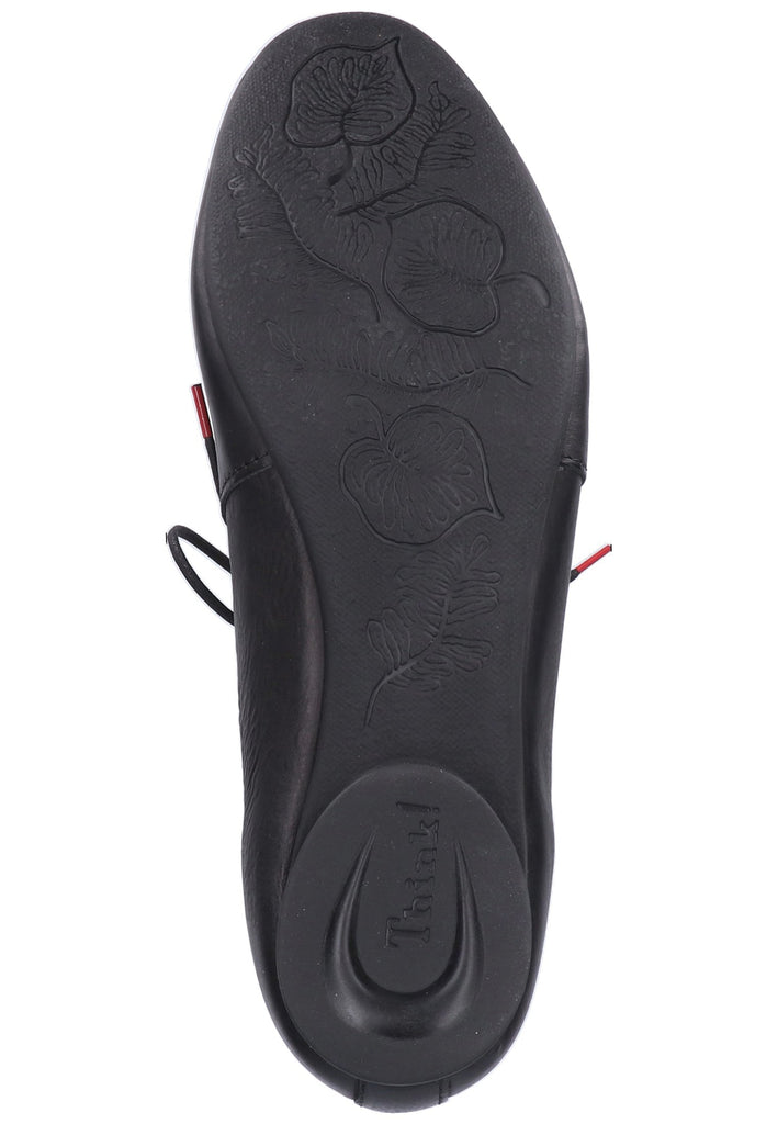 Think! Halbschuhe Leder Schwarz - surf4shoes