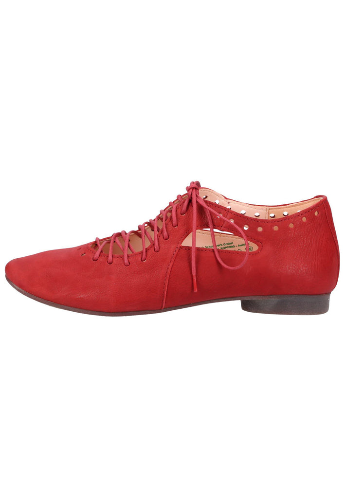 Think! Halbschuhe Leder Rot - surf4shoes
