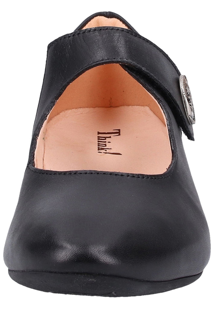 Think! Halbschuhe Leder Schwarz - surf4shoes