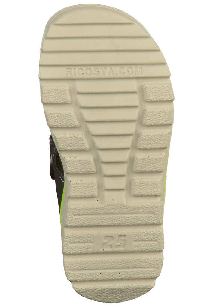 Ricosta Sandalen Lederimitat/Textil Schwarz - surf4shoes