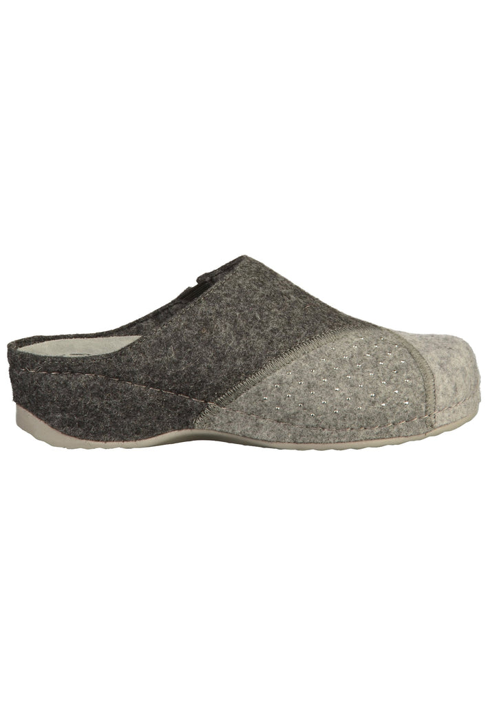 Rohde Pantoletten Textil Grau - surf4shoes