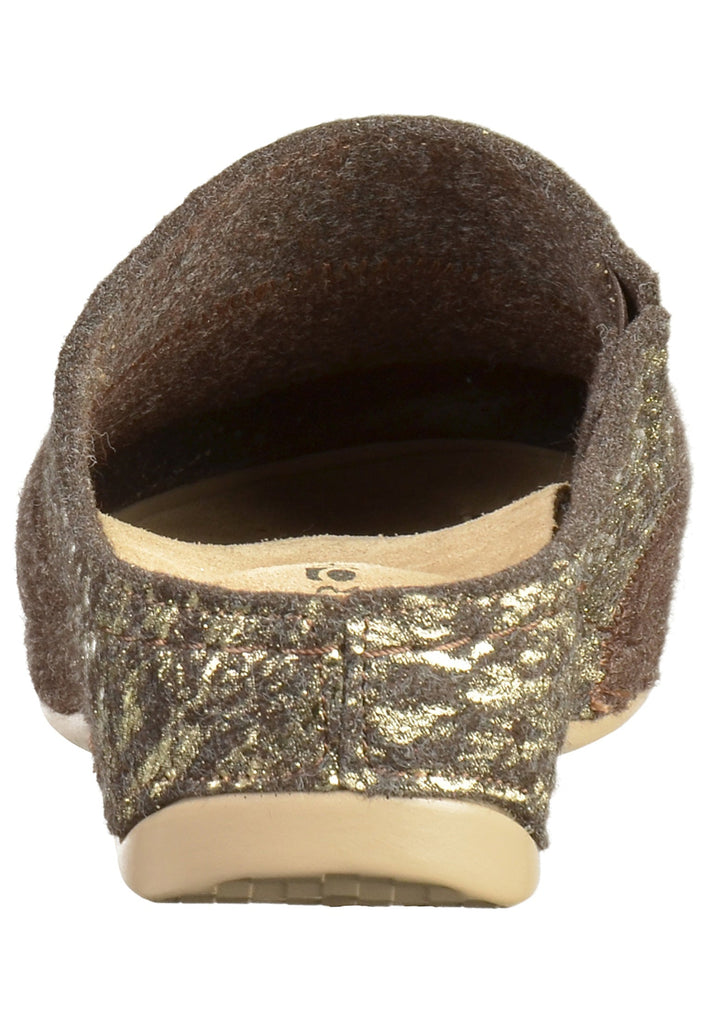 Rohde Pantoletten Textil Mocca - surf4shoes