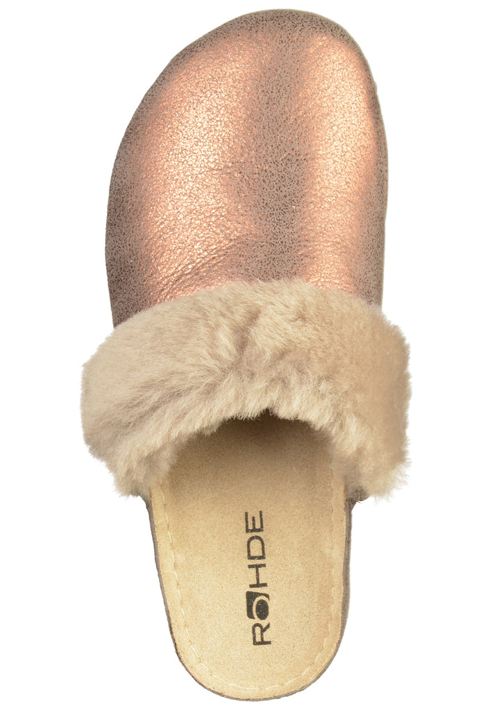 Rohde Pantoletten Textil Kupfer - surf4shoes