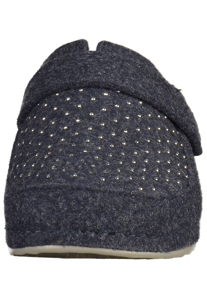 Rohde Pantoletten Textil Blau - surf4shoes