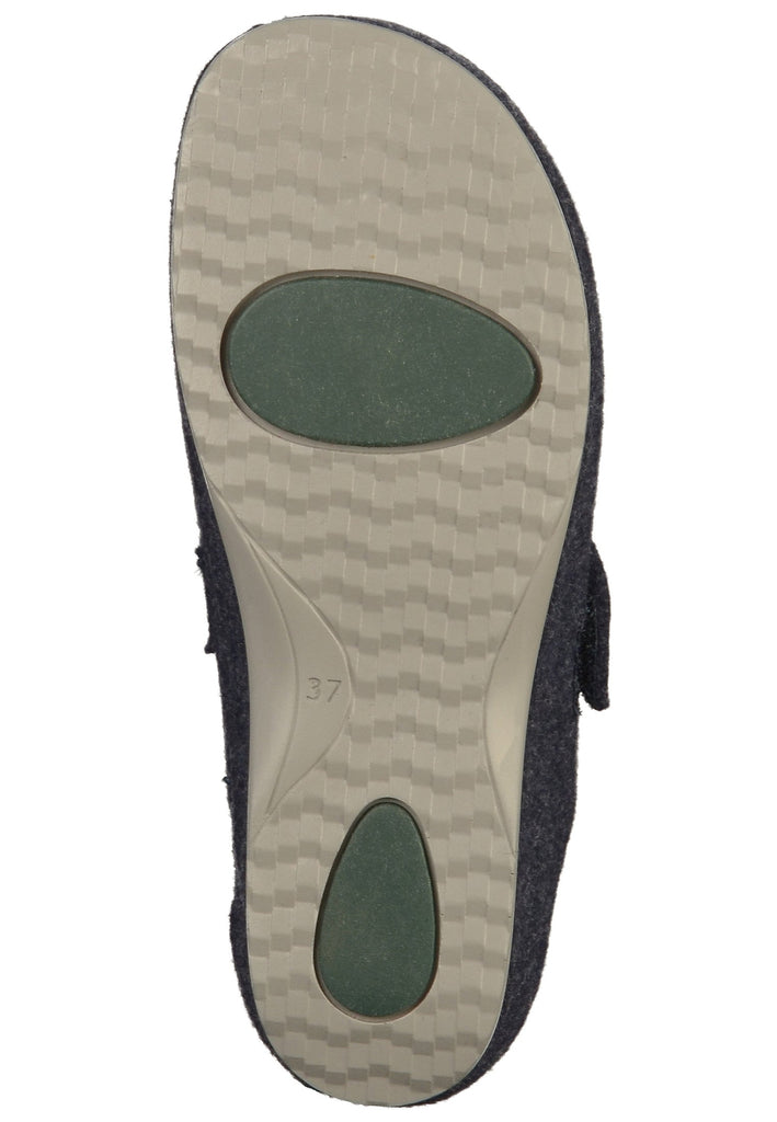 Rohde Pantoletten Textil Blau - surf4shoes