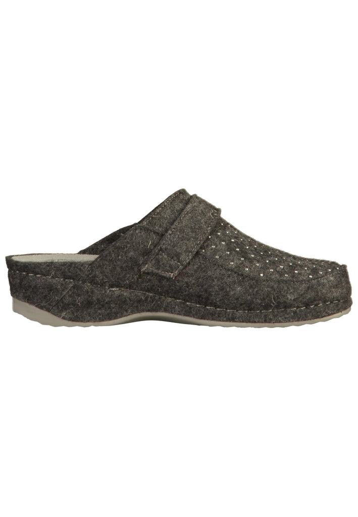 Rohde Pantoletten Textil Anthrazit - surf4shoes