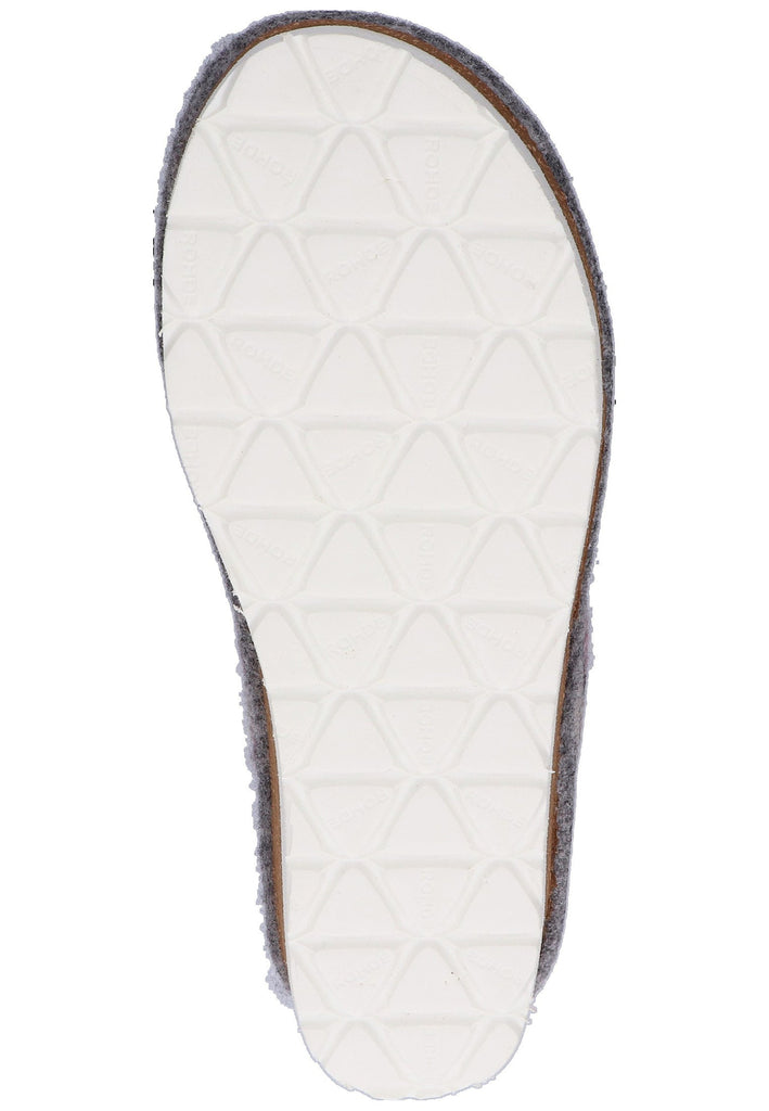 Rohde Pantoletten Textil Grau - surf4shoes