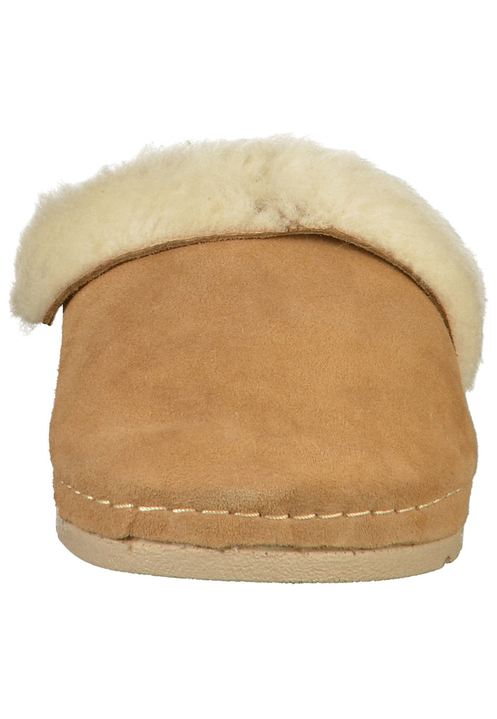 Rohde Pantoletten Textil Braun Warmfutter - surf4shoes
