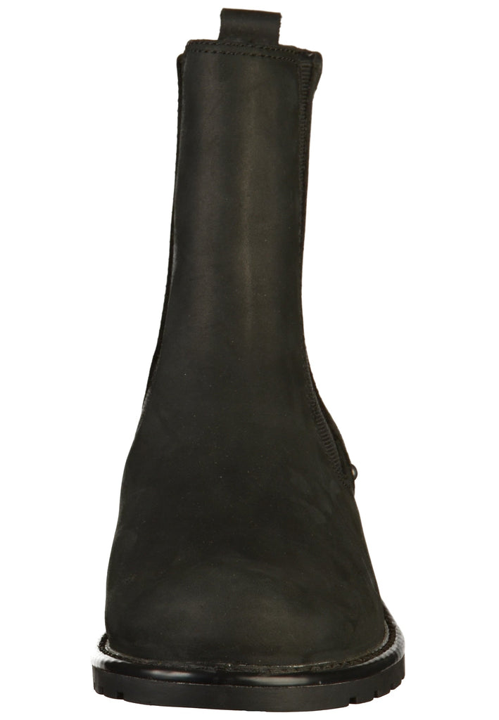 Clarks Stiefelette Leder/Textil Schwarz - surf4shoes