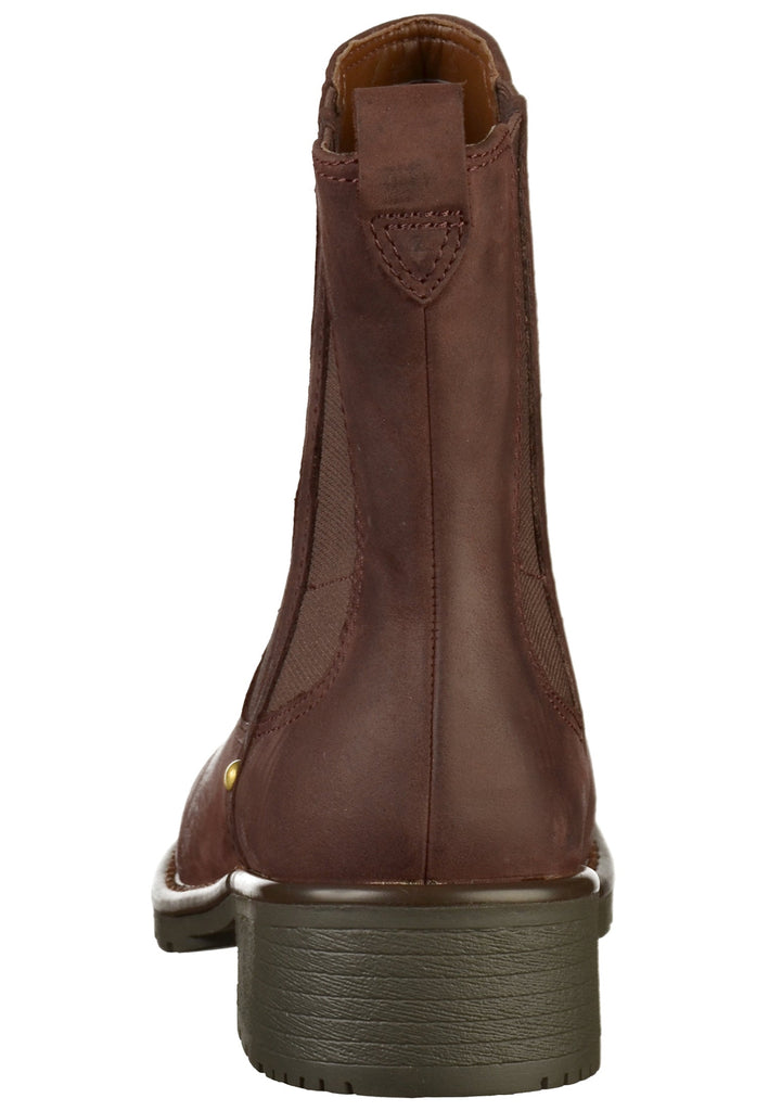 Clarks Stiefelette Leder/Textil Burgundy - surf4shoes