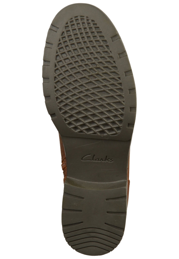 Clarks Stiefelette Leder Braun - surf4shoes