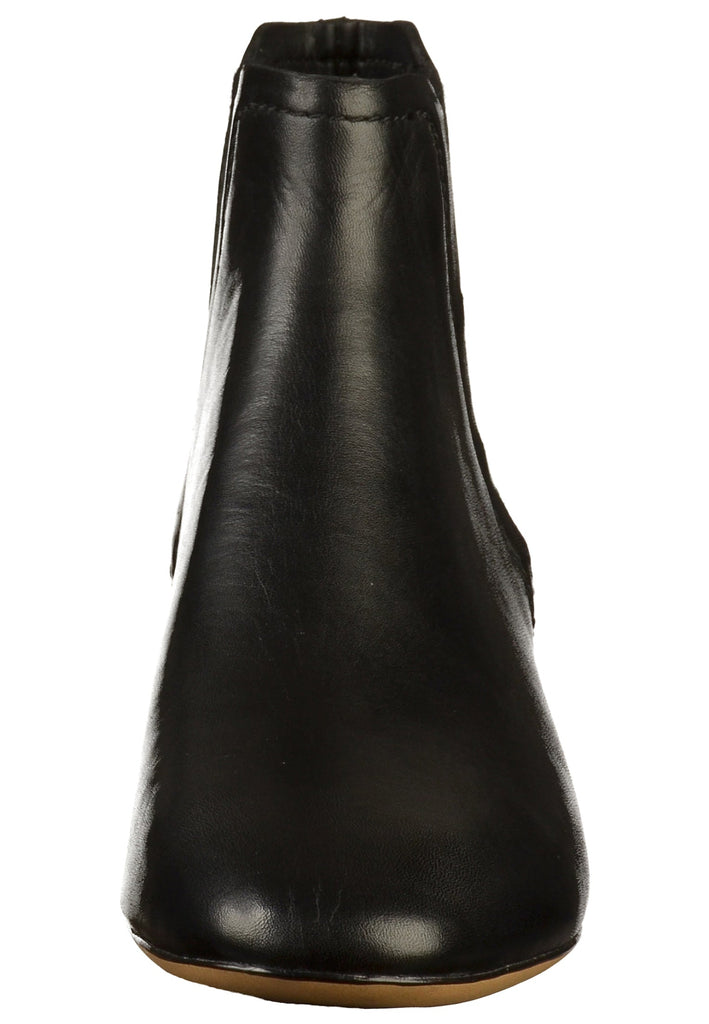 Clarks Stiefelette Leder/Textil Schwarz - surf4shoes