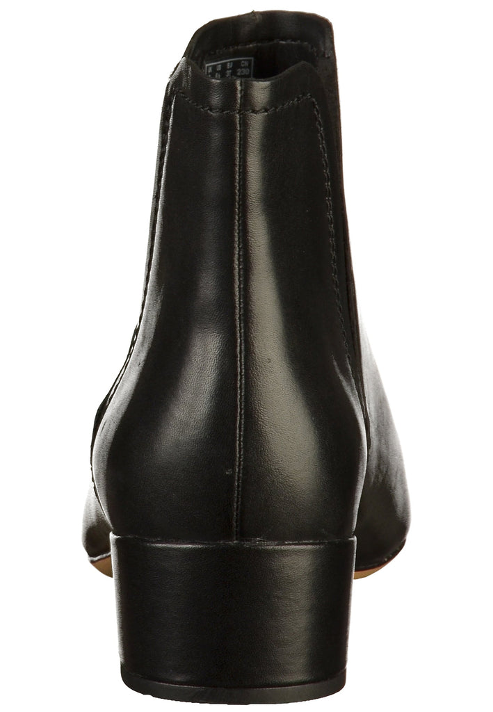 Clarks Stiefelette Leder/Textil Schwarz - surf4shoes