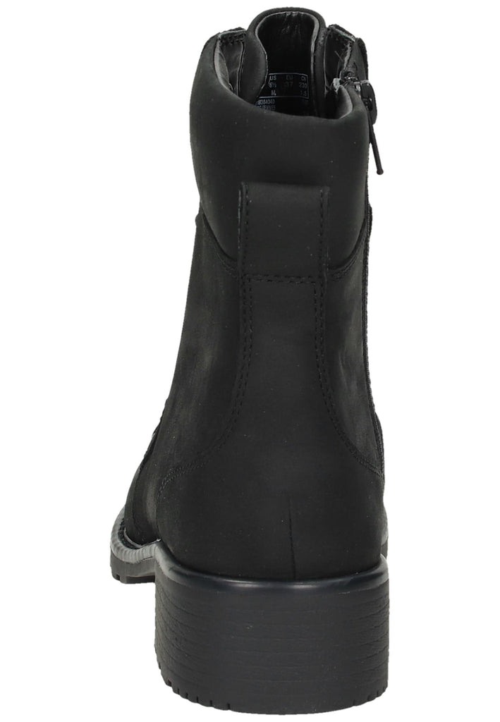 Clarks Stiefelette Leder Schwarz - surf4shoes