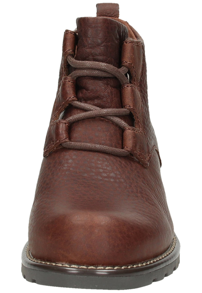 Clarks Stiefelette Leder Dunkelbraun - surf4shoes
