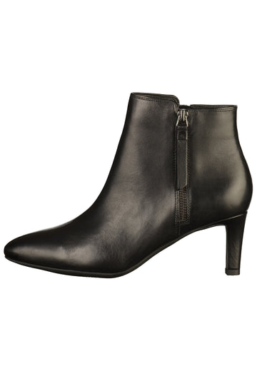 Clarks Stiefelette Leder Schwarz - surf4shoes
