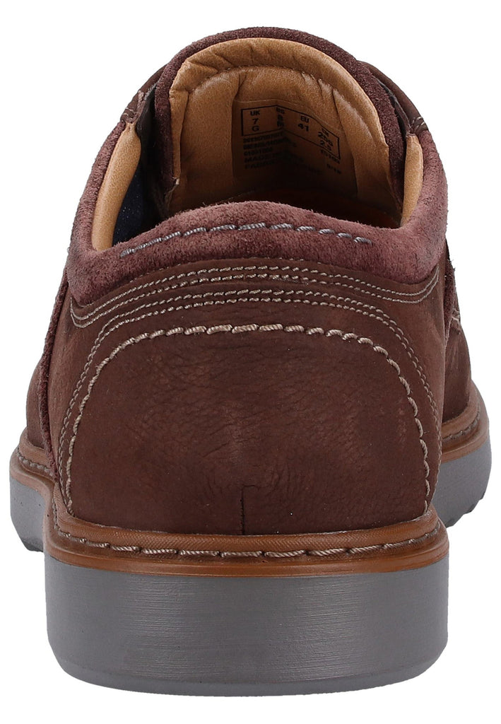 Clarks Halbschuhe Nubukleder Dunkelbraun - surf4shoes