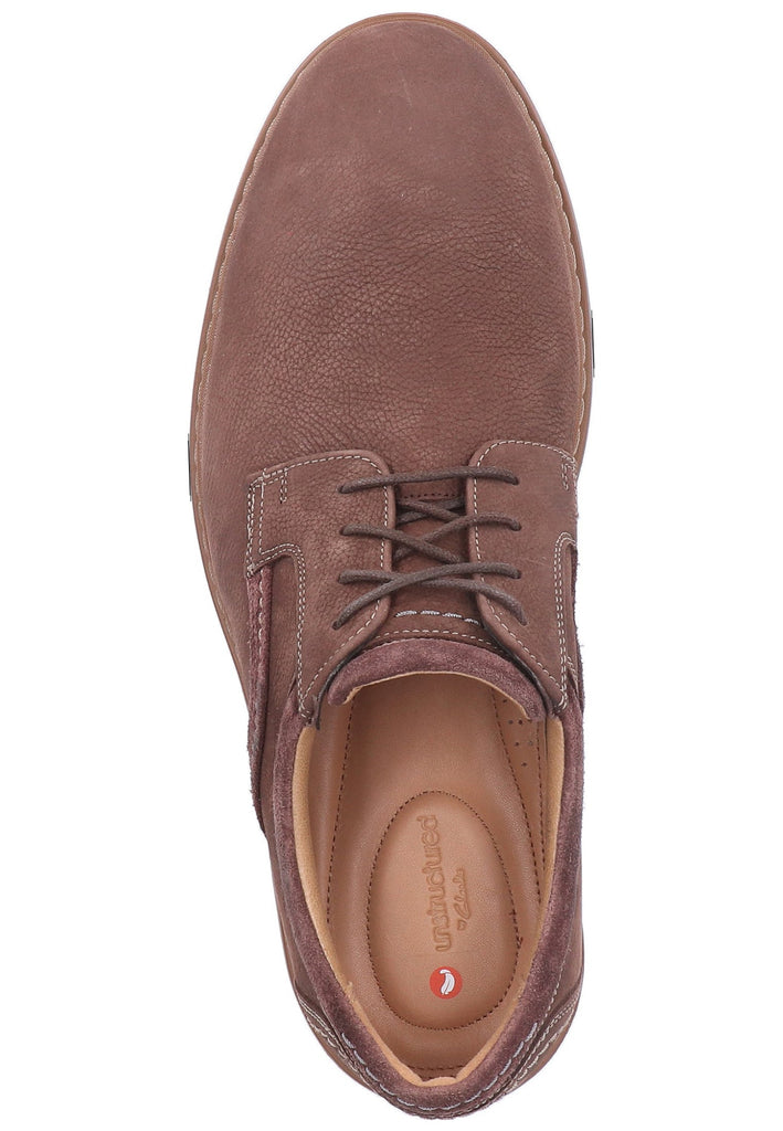 Clarks Halbschuhe Nubukleder Dunkelbraun - surf4shoes
