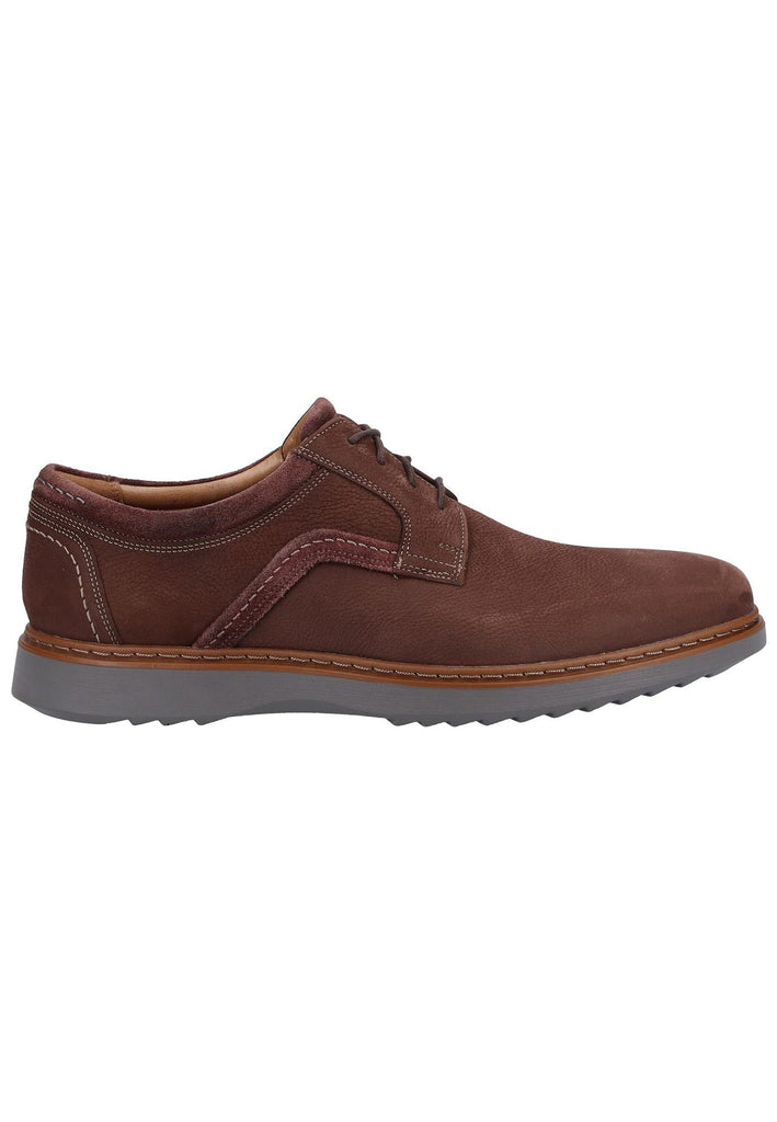 Clarks Halbschuhe Nubukleder Dunkelbraun - surf4shoes
