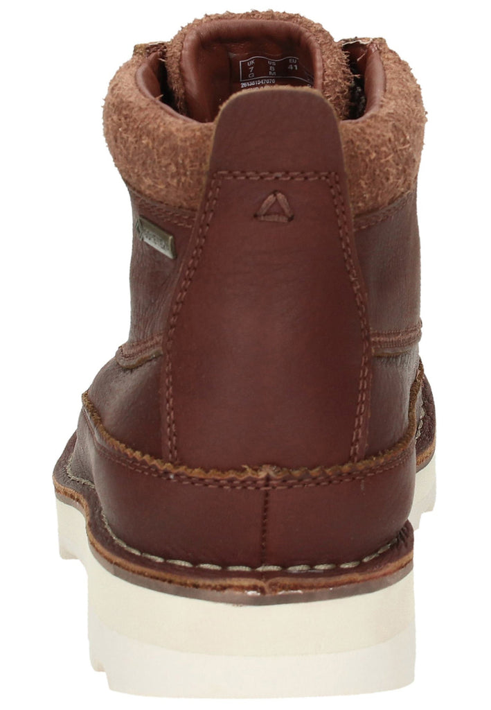Clarks Stiefelette Leder Dunkelbraun - surf4shoes