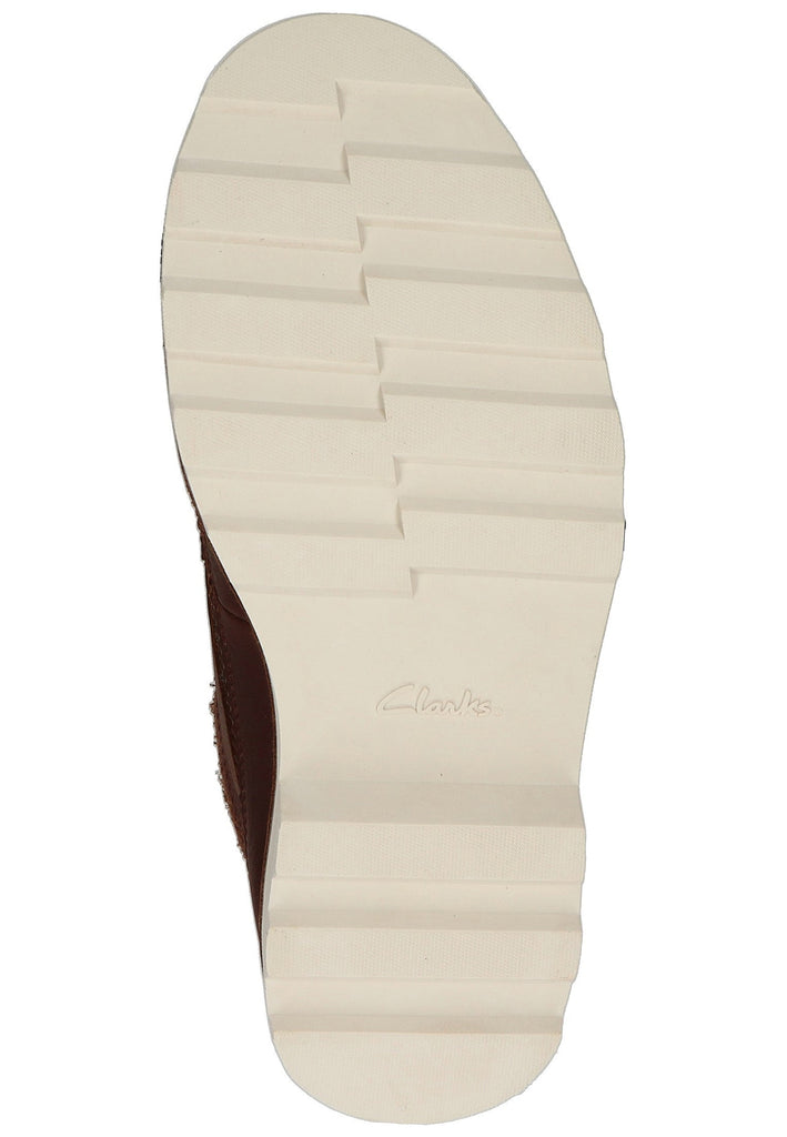 Clarks Stiefelette Leder Dunkelbraun - surf4shoes