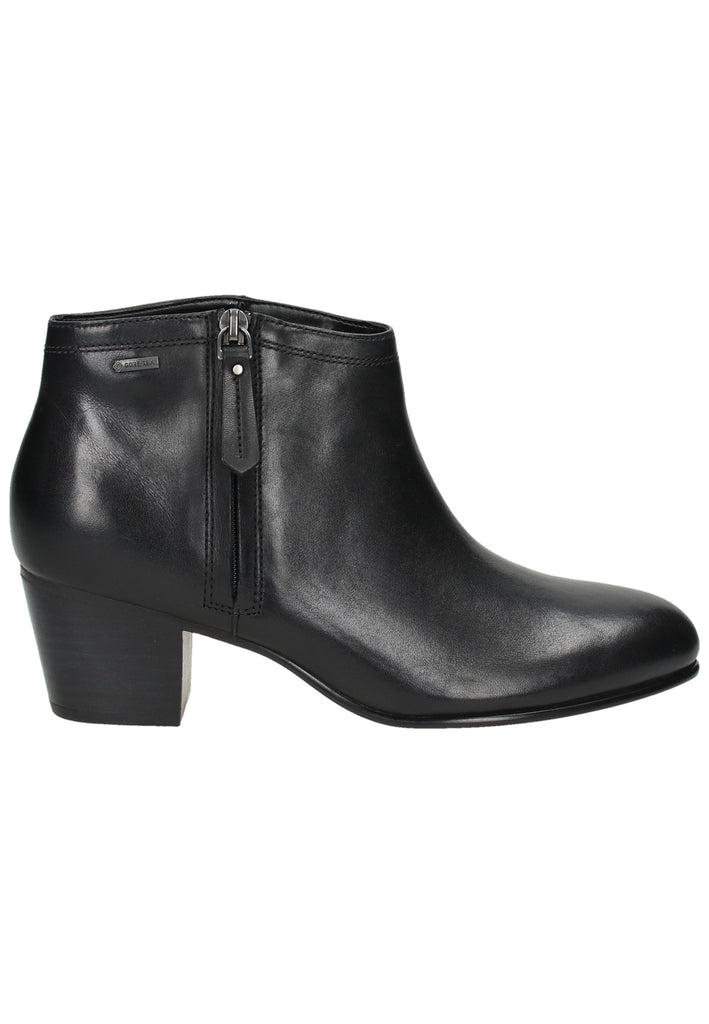 Clarks Stiefelette Leder Schwarz - surf4shoes