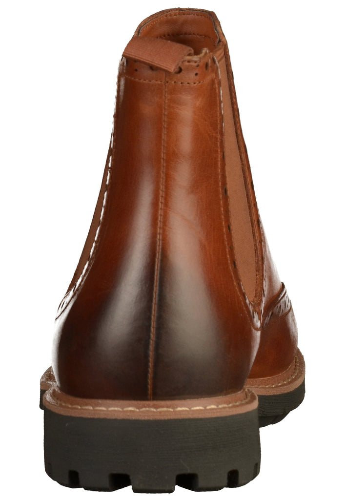 Clarks Stiefelette Leder Cognac - surf4shoes