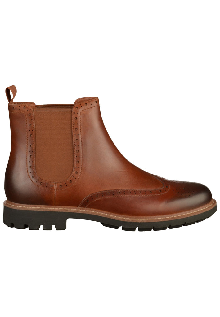Clarks Stiefelette Leder Cognac - surf4shoes