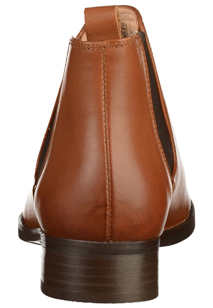 Clarks Stiefelette Leder Cognac - surf4shoes