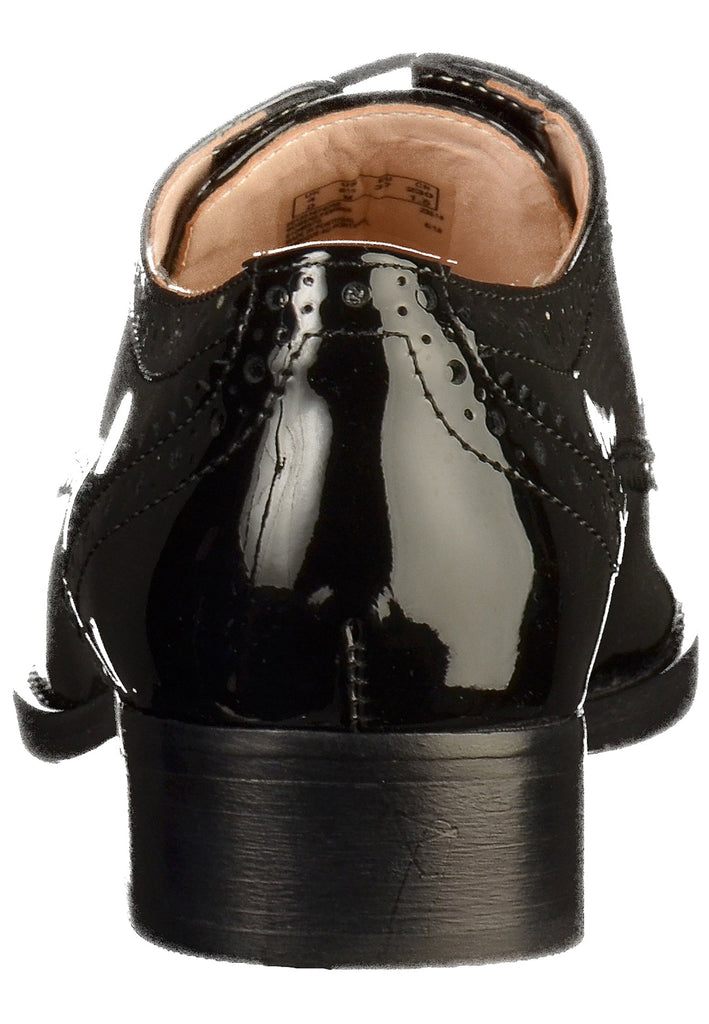 Clarks Halbschuhe Leder Schwarz - surf4shoes