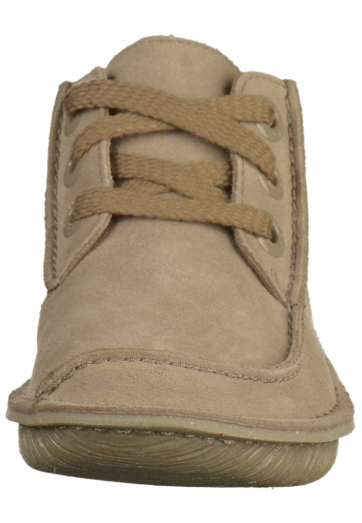 Clarks Halbschuhe Veloursleder Beige - surf4shoes