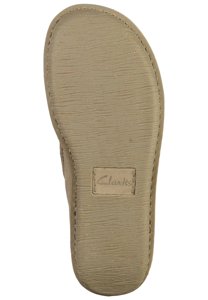 Clarks Halbschuhe Veloursleder Beige - surf4shoes