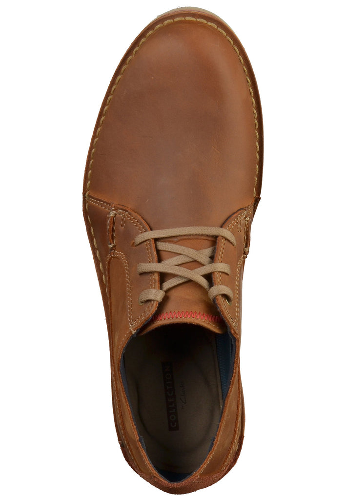 Clarks Halbschuhe Leder Braun - surf4shoes