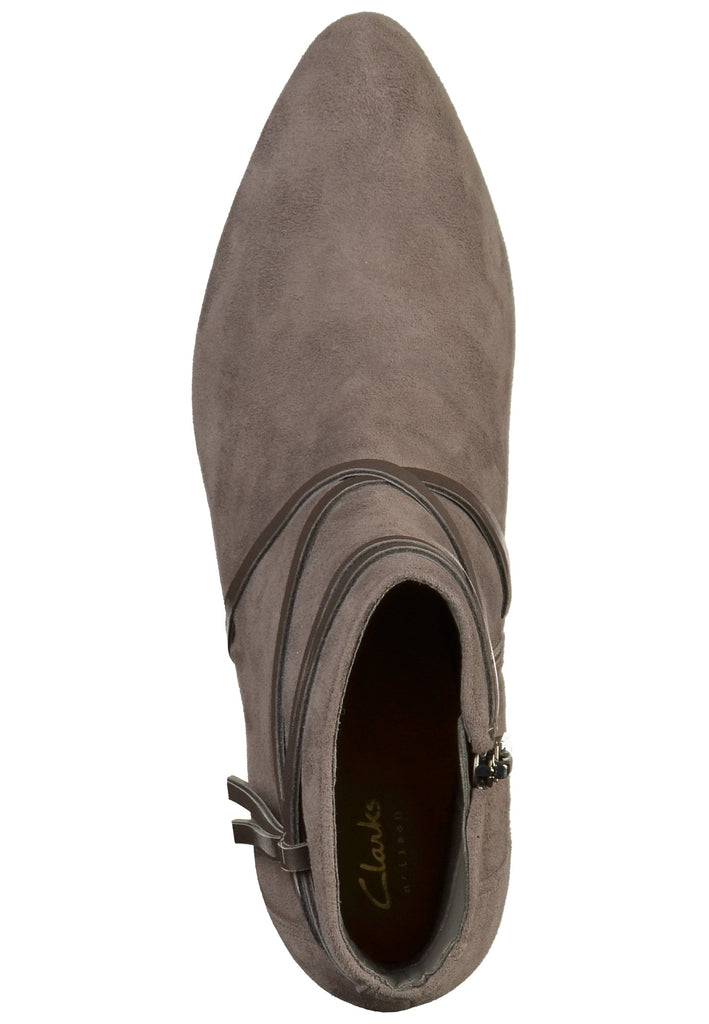 Clarks Stiefelette Veloursleder Dunkelgrau - surf4shoes