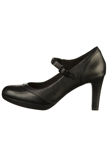 Clarks Pumps Leder Schwarz - surf4shoes