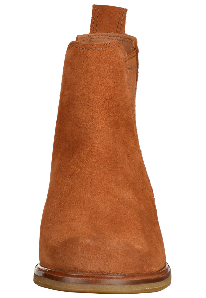 Clarks Stiefelette Veloursleder Cognac - surf4shoes